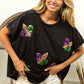 Fleur De Lis Mardi Gras Top