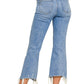 Plus Kick Flare Cropped Denim