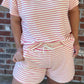 Soft Textured Striped Top