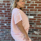 Soft Textured Striped Top