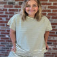 Soft Textured Striped Top