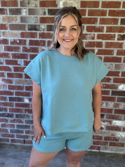Short Sleeve Terry Top