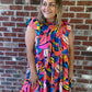 Exotic Flutter Sleeve Dress