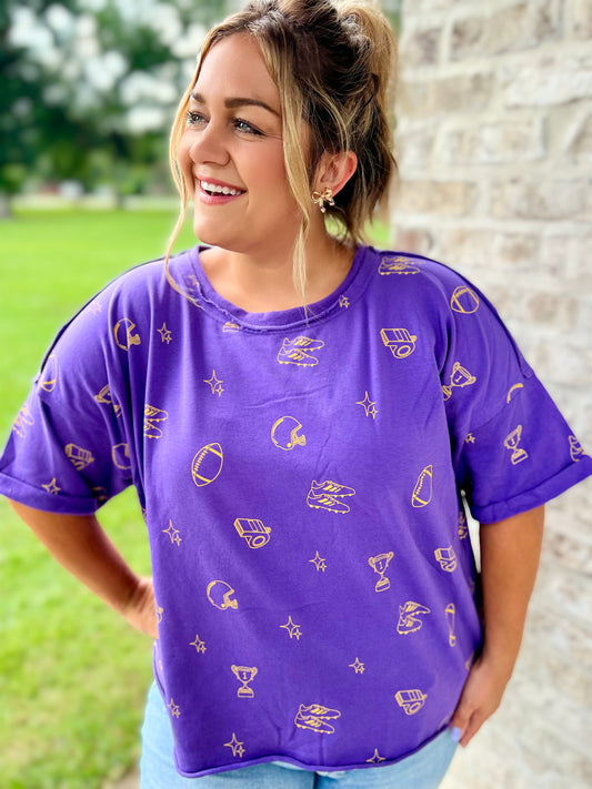 Plus LSU Game Day Top