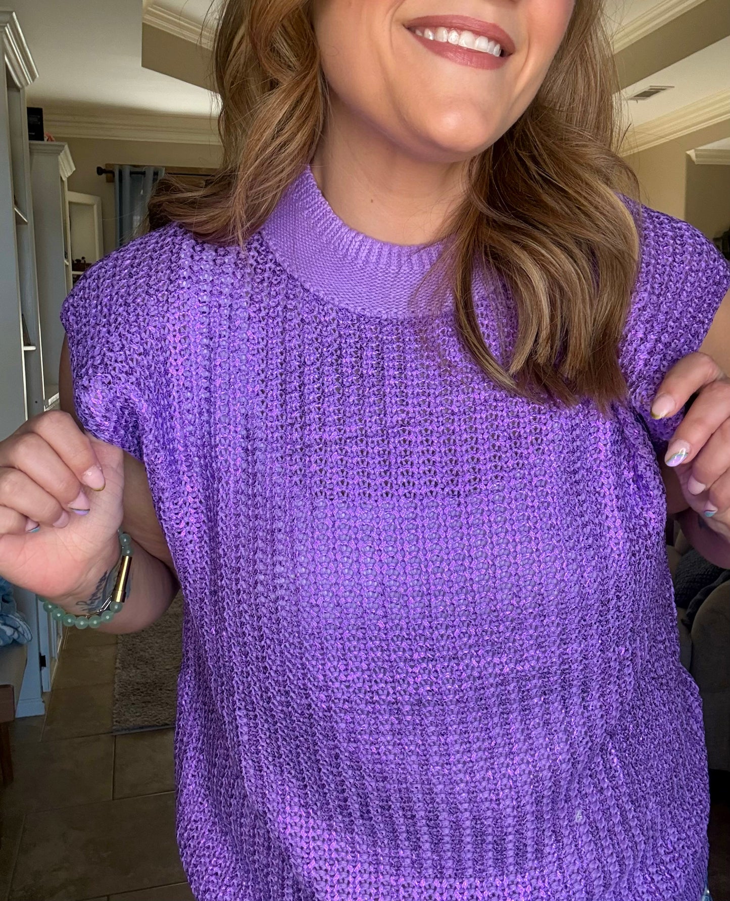 Sparkle In Purple Top