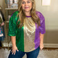 Mardi Gras Glam Sequins Top