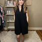 Classic Black V-Neck Dress