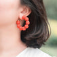 Raffia Hoop Earrings