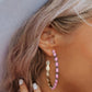 Gem Inlay Retro Earrings