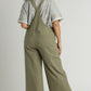 Plus Twill Cotton Jumpsuit