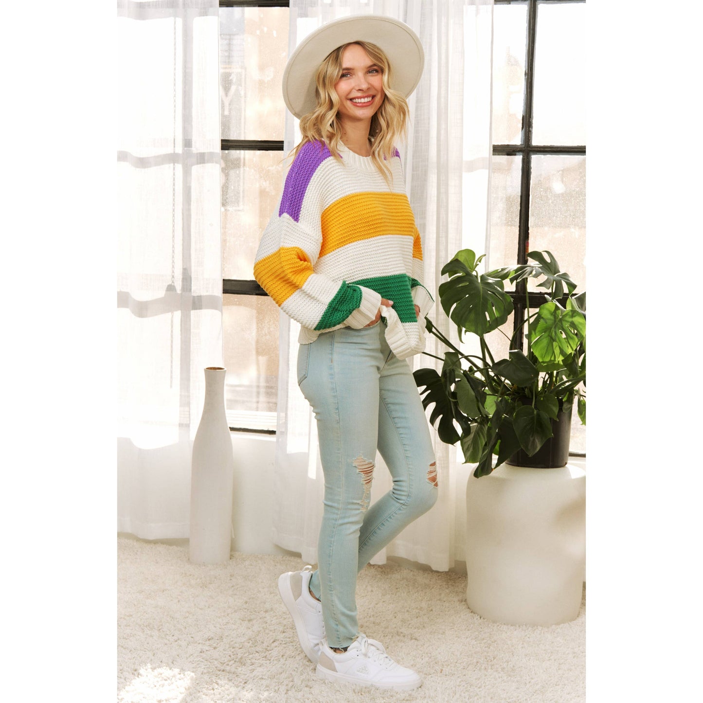 Throw Me Something Cozy Sweater