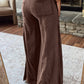Mineral Wash Flare Leg Pants