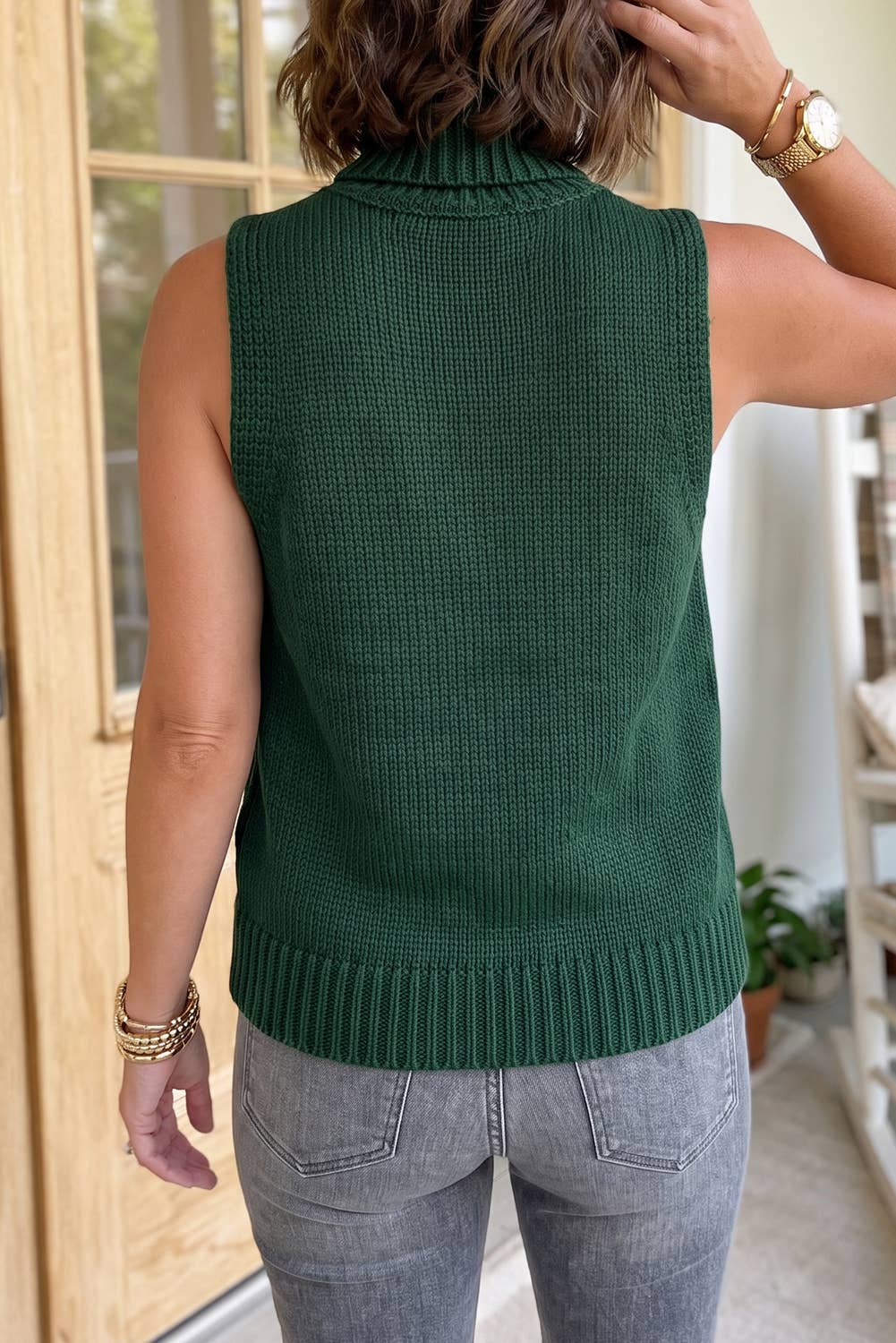 JOY Embroidered Sweater Vest