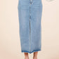 Plus Texas Ash High-Waisted Stretch Denim Skirt