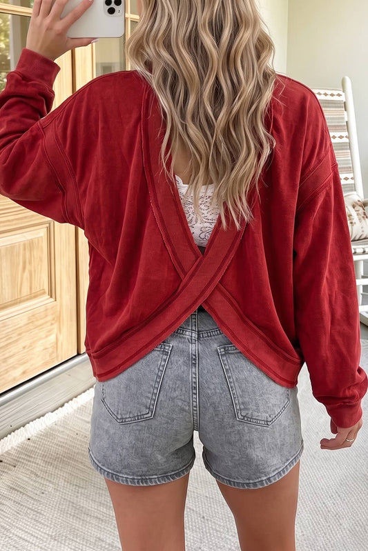 Comfort Cutout Sweatshirt