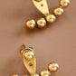 Golden Bead Jacket Studs