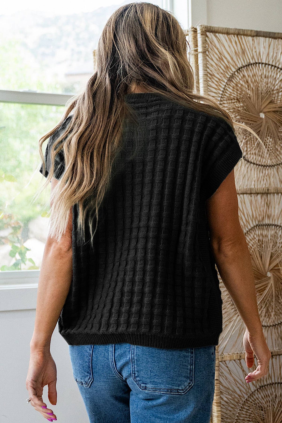 The Textured Essential Sweater