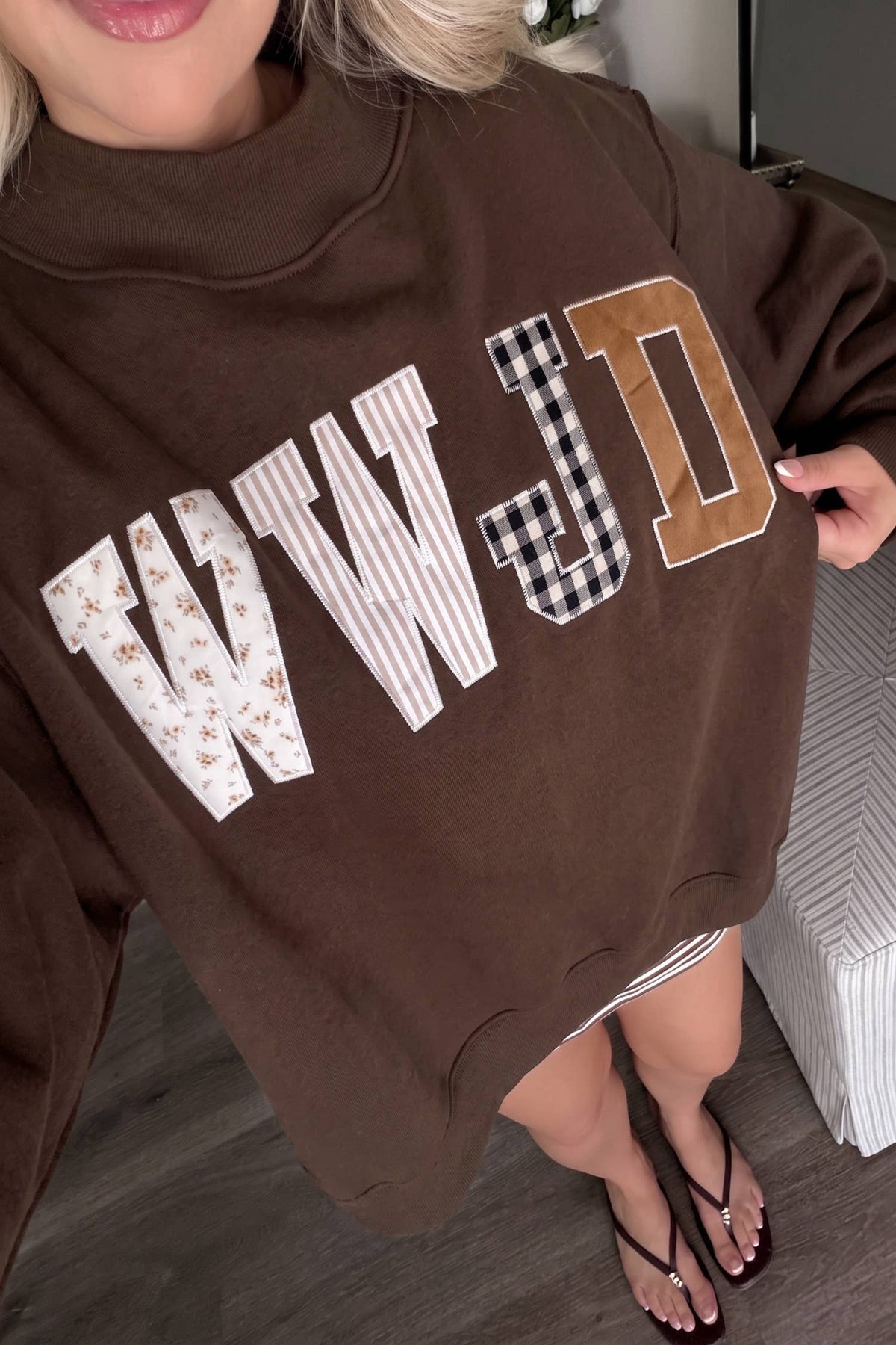 Faithful Journey Mock-Neck Pullover