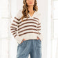 Cozy Mocha Stripe Sweater