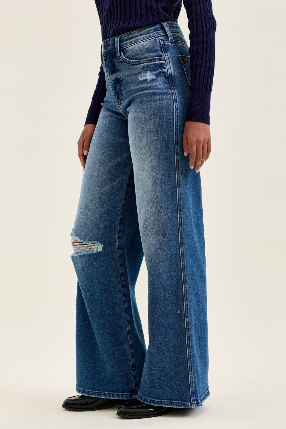 Judy Blue Retro Wide Leg Jeans