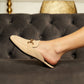 Eileen Matte Horsebit Slip-On Flats