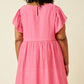 Pink Serene Texture  Dress