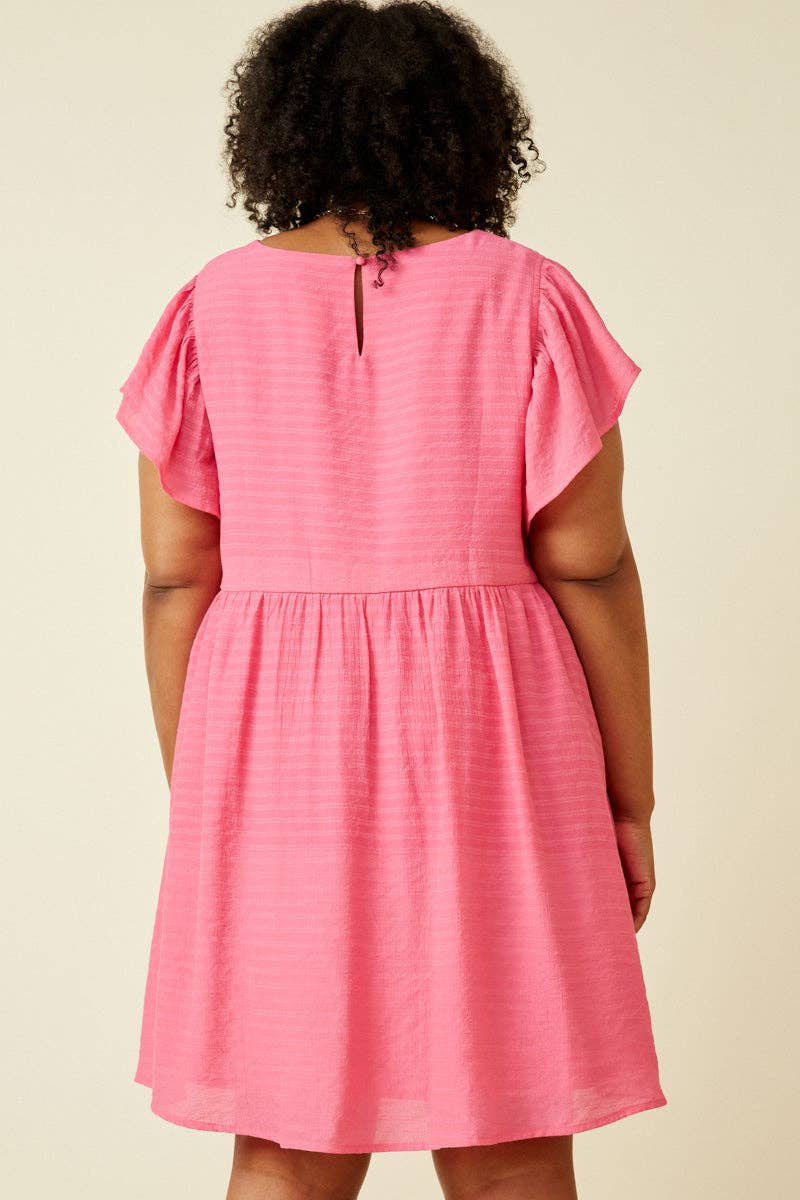 Pink Serene Texture  Dress