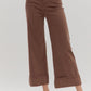Everyday Brown Wide-Leg Trousers