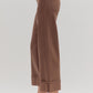 Everyday Brown Wide-Leg Trousers