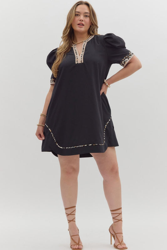 Wild Elegance Mini Dress