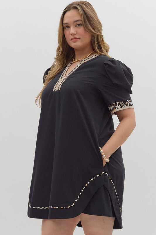Wild Elegance Mini Dress