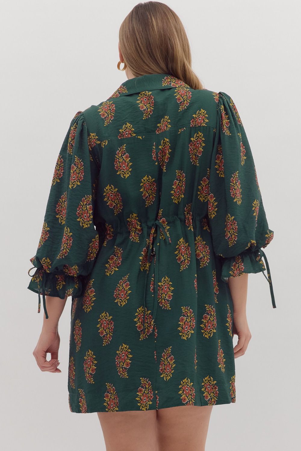 Evergreen Blossom Dress