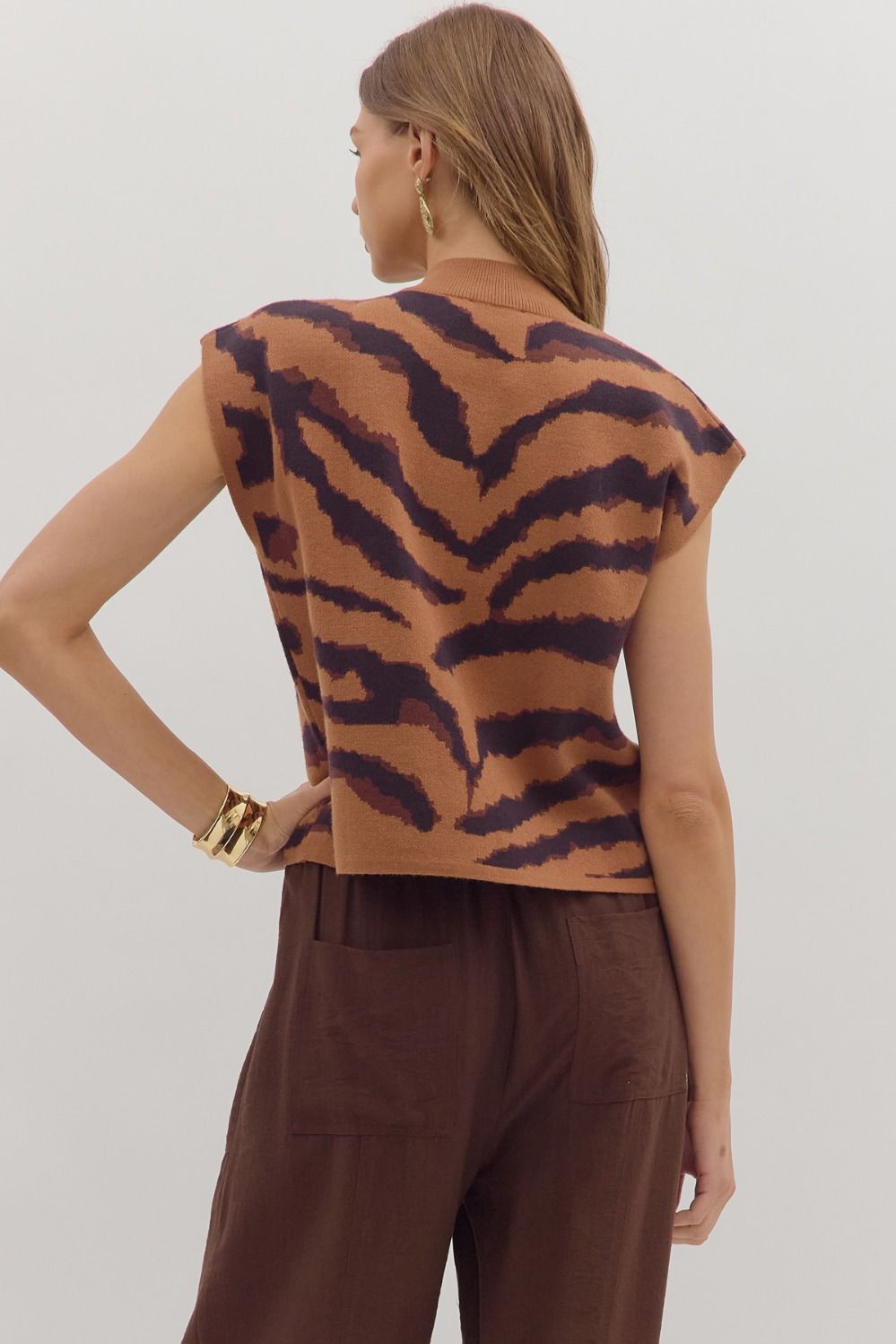 Fierce Tiger Knit Sweater