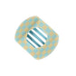 Plaid Mint Hair Clip