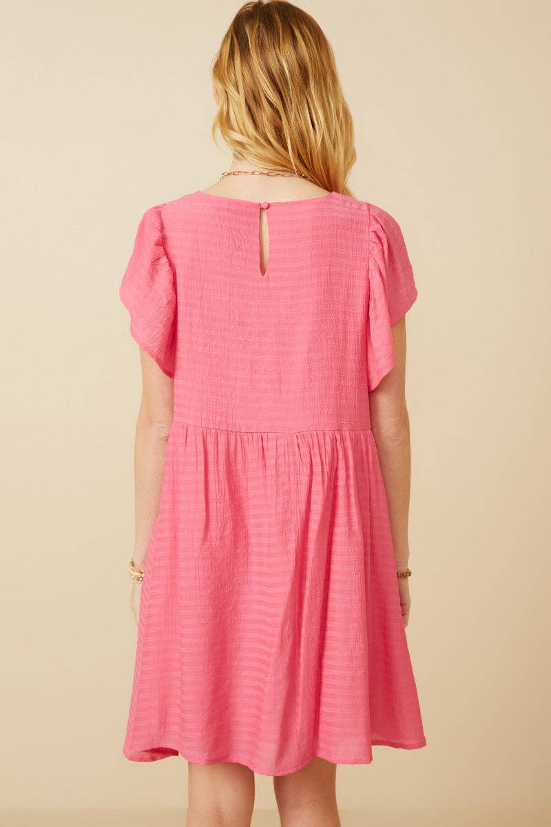 Pink Serene Texture  Dress