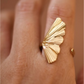 Half Golden Bloom Ring
