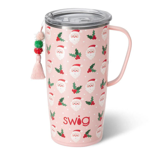 Holly Jolly Travel Mug 22oz