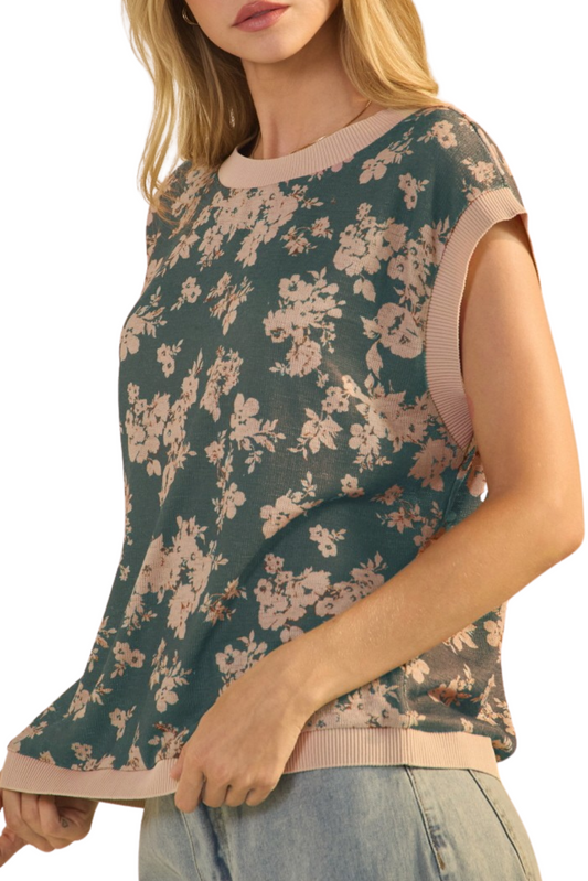 Sage Garden Knit Top